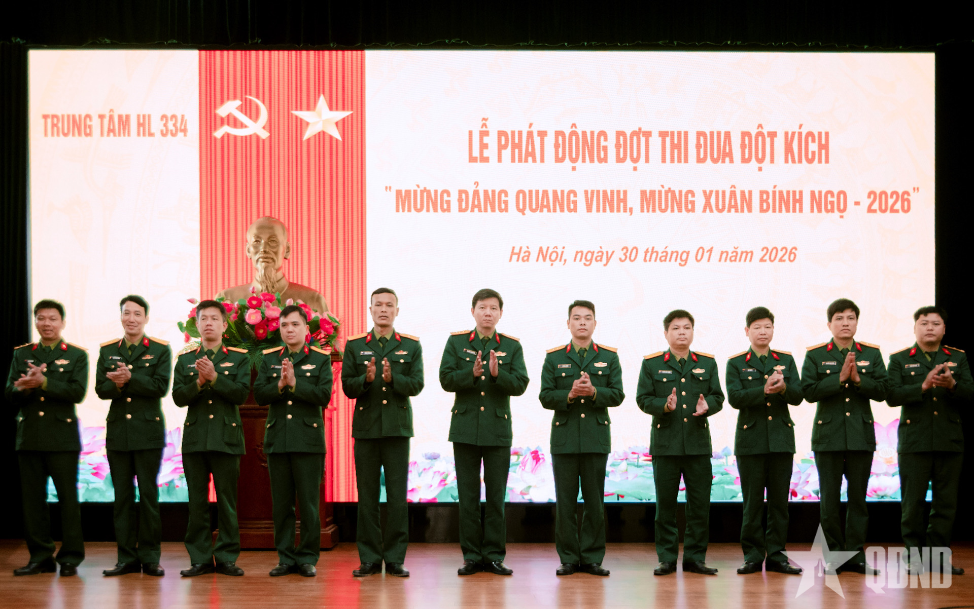 Trung tâm Huấn luyện 334 thi đua huấn luyện giỏi, đoàn kết tốt, kỷ luật nghiêm